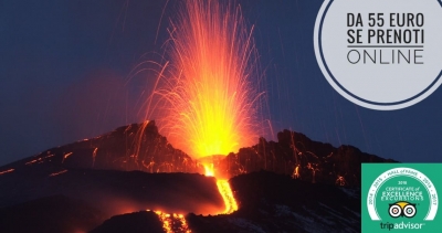 Escursione notturna Etna in eruzione